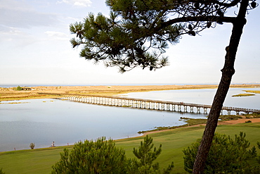 Laguna at the Ria Formosa, Quinta da Lago, Algarve, Portugal