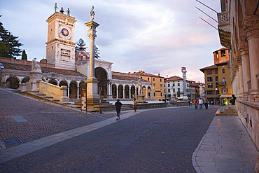 Loggia di San Giovanni on the Piazza della Liberta in Udine, Friuli-Venezia Giulia, Italy