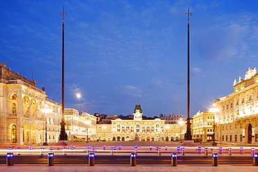 Piazza dell'Unita d'Italia, Trieste, Friuli-Venezia Giulia, Upper Italy, Italy