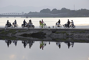 Bridge over the Perfume River Song Huong in Hue, Thua Thien-Hue Province, Vietnam, Asia