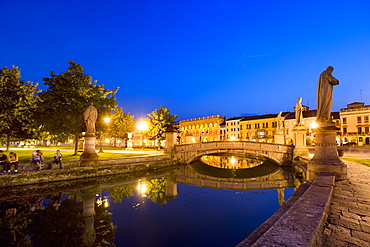 Prato della Valle, Padua, Veneto, Italy