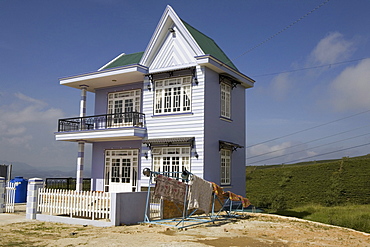 Typical house in the sunlight, Lam Dong Province, Vietnam, Asia