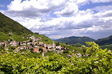 Santo Stefano near Valdibbiadene, Veneto, Italy