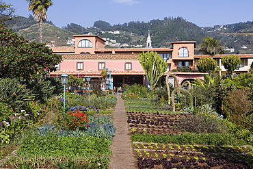 Vegetable Garden at the Quinta Splendida Wellness and Botanical Garden Resort, Canico, Madeira, Portugal