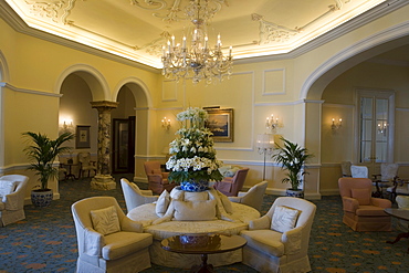 Lounge at Reid's Palace Hotel, Funchal, Madeira, Portugal