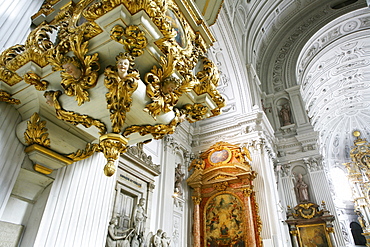 Pulpit, Jesuit church of St Michael, Munich, Bavaria, Germany