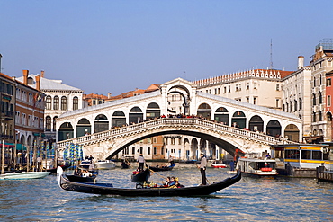 Rialto Bridge, Grand Canal, Venice, Veneto, Italy