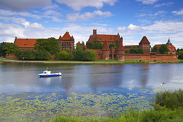 Malbork on the Nogat, East Prussia, Poland, Europe