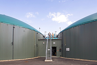 biogas plant, near Hanover, Germany