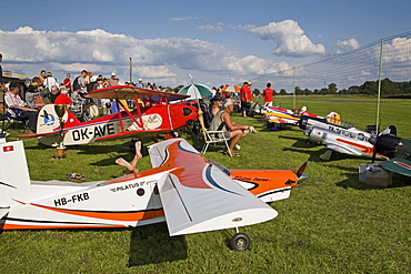 XXL model aircraft show, Flugtag, Lehrte near Hanover, Lower Saxony, Germany