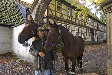 Kuntze Hof in Schloss Ricklingen, historic house, Hanover region, Lower Saxony, northern Germany