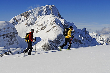 Ski Tour, Grosser Jaufen, Pragser Valley, Hochpuster Valley, South Tyrol, Italy, model released