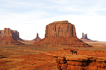 Navajo Indian, Monument Valley, Navajo Tribal Lands, Utah, USA