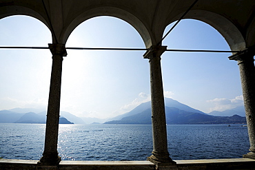 Pavilion at Lake Como, Varenna, Lombardy, Italy