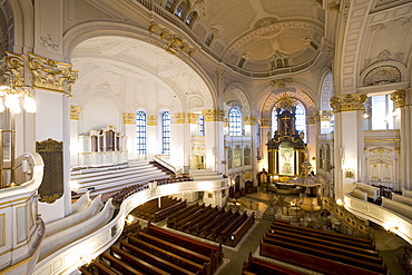 Saint Michaelis church, called Michel, Hamburg, Germany, Europe