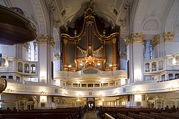 Saint Michaelis church, called Michel, Hamburg, Germany, Europe