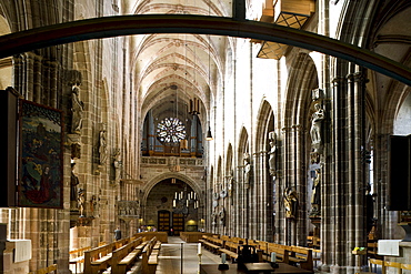 St. Lorenz church in Nuremberg, Nuremberg, Bavaria, Germany, Europe