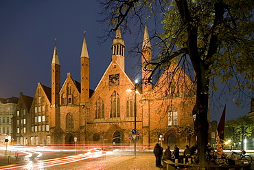 Heiligen Geist Hospital, Hanseatic city of Luebeck, Schleswig Holstein, Germany, Europe