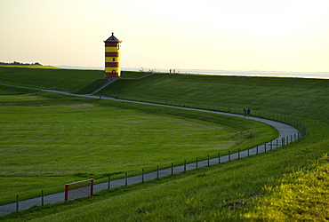 Lighthouse Pilsum, East Frisia, Lower Saxony, Germany