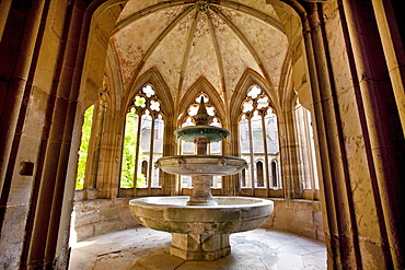 Lavatorium, cloister, Cistercian monastery, Maulbronn, Baden-Wuerttemberg, Germany, Europe