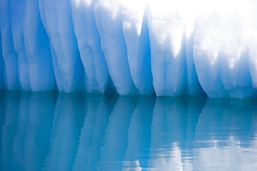 Blue iceberg at Qooroq fjord, Narsarsuaq, Kitaa, Greenland