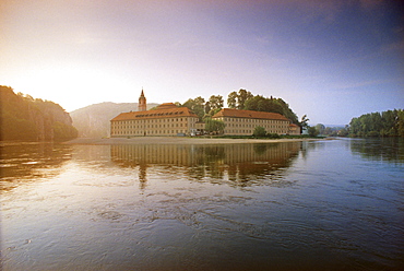 Morning mood at the Danube gorge, Weltenburg abbey, Bavaria, Germany