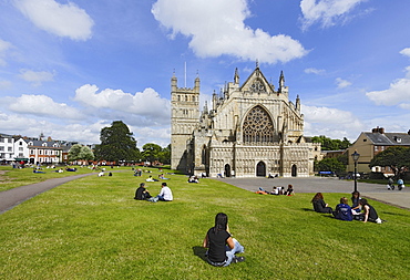 Exeter Cathedral, Exeter, Devon, England, United Kingdom