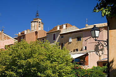 The village Roussillon, Vaucluse, Provence, France