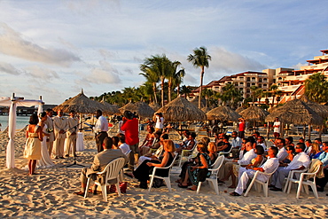 Aruba, Palm Beach, West Indies, Dutch Carribean, Central America, wedding ceremony