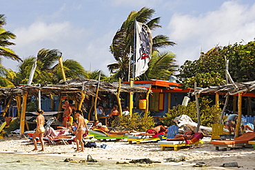 West Indies, Bonaire, Lac Bay Surfer beach