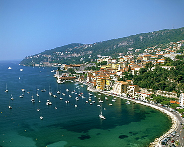 French Reviera, Villefranche sur Mer, panorama