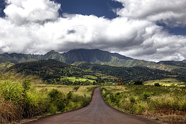 Landscape near Haleiwa, Oahu, Pacific Ocean, Hawaii, USA