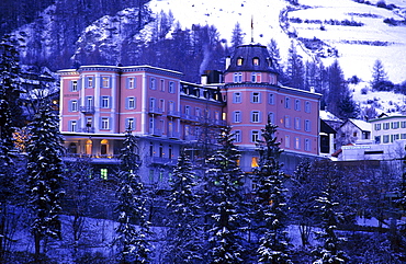 Hotel Belvedere in Scuol, Lower Engadine, Engadine, Switzerland