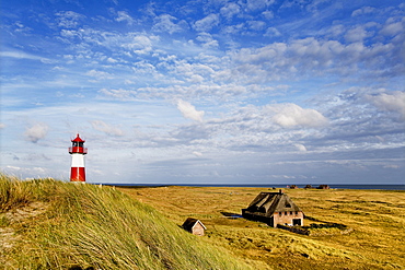 Lighthouse List-East, Ellenbogen, Sylt Island, North Frisian Islands, Schleswig-Holstein, Germany