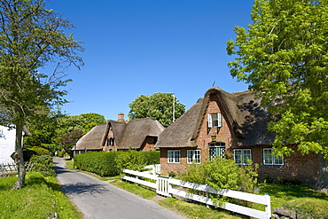 Thatched House, Keitum, Sylt Island, North Frisian Islands, Schleswig-Holstein, Germany