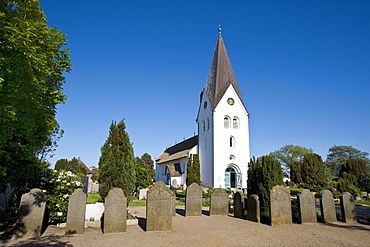 St. clemens Church, Nebel, Amrum Island, North Frisian Islands, Schleswig-Holstein, Germany