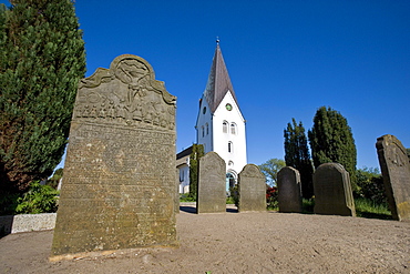 St. clemens Church, Nebel, Amrum Island, North Frisian Islands, Schleswig-Holstein, Germany