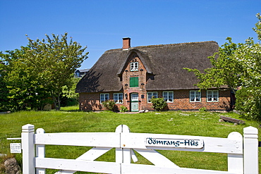 Museum, Oeoemrang Hus, Nebel, Amrum Island, North Frisian Islands, Schleswig-Holstein, Germany