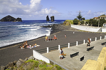 Beach of Mosteiros, West coast, Sao Miguel, Azores, Portugal