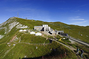 Top station, Rochers de Naye, Montreux, Canton of Vaud, Switzerland