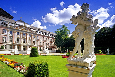 Sculpture at the park of the Electors palace, Trier, Rhineland-Palatinate, Germany