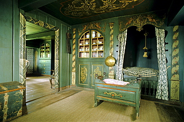 Interior view of a friesian house, museum, Keitum, Sylt island, North Friesland, Schleswig-Holstein, Germany