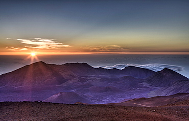 Sunrise at Haleakala Crater, Maui, Hawaii, USA