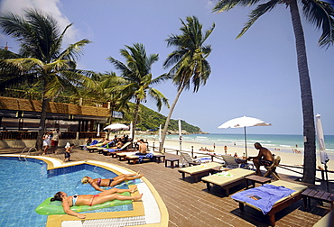 P.Bay Shore Resort at Ao Hat Rin Beach, Ko Phangan, Thailand