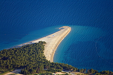 Languet and ocean in the sunlight, Golden Horn, Bol, Brac Island, Dalmatia, Croatia, Europe