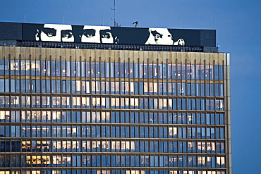 Axel Springer publishing house, built as the Berlin wall was being built, Berlin, Germany