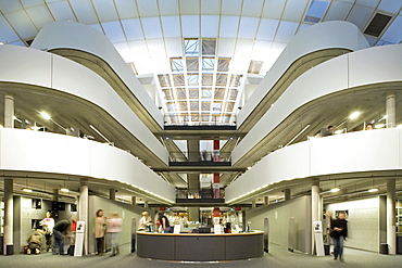 Interior view of the philological library, Dahlem, Berlin, Germany, Europe