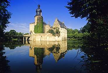 Gemen castle, Borken, Munsterland, North-Rhine Westphalia, Germany