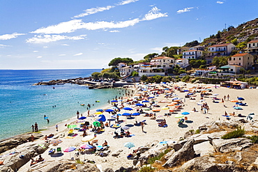 Beach at Seccheto, Elba, Italy