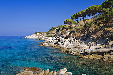 Beach at Sant' Andrea, Elba, Italy